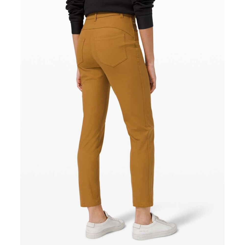 Lululemon City Sleek 5 Pocket 7/8 Pant Spiced Bronze Women's Size 12